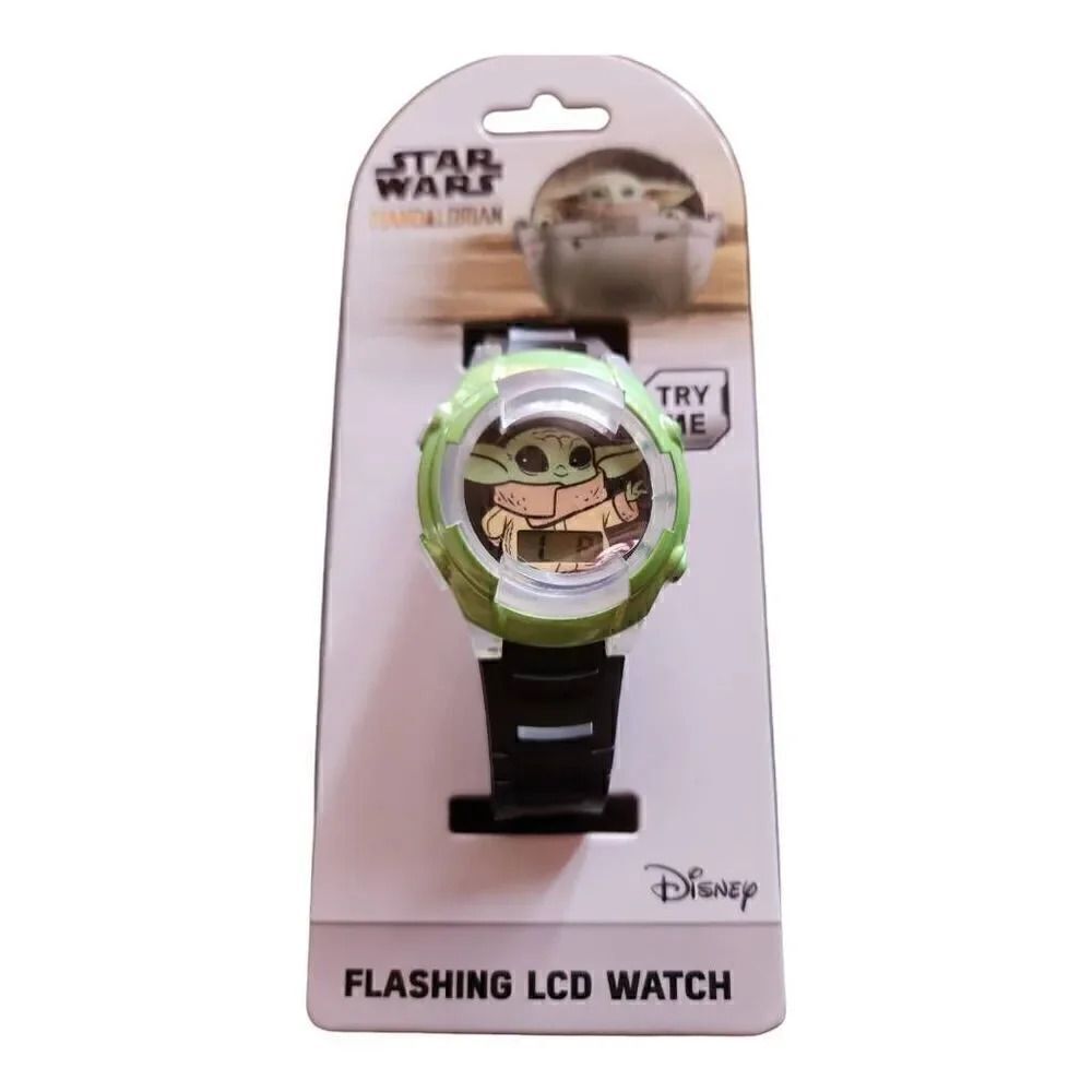 Star Wars Mandalorian baby yoda kids led watch